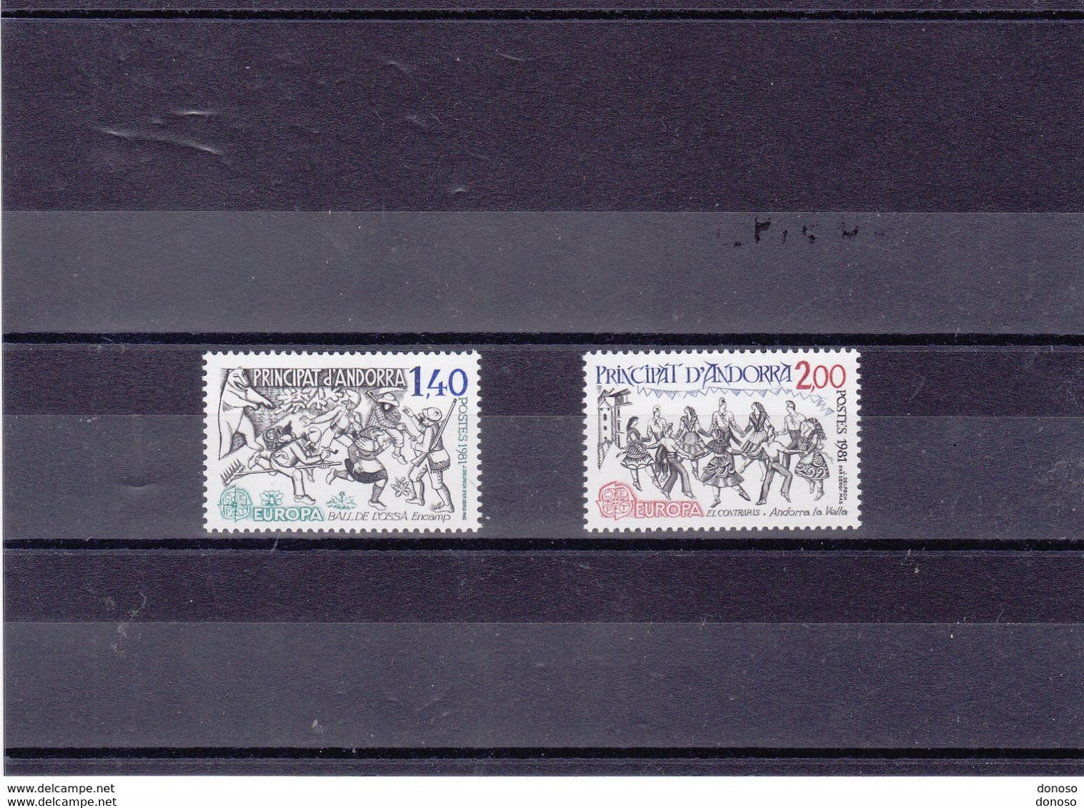 ANDORRE 1981 EUROPA Yvert 292-293 NEUF** MNH - Nuevos