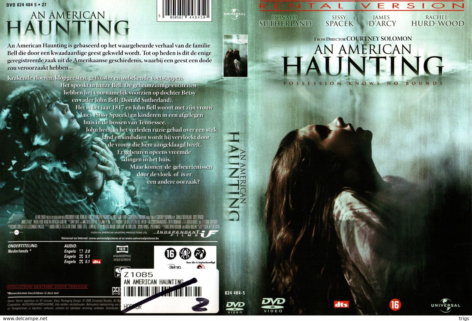 DVD - An American Haunting - Horreur