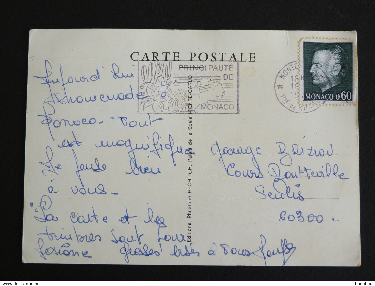 LETTRE MONACO AVEC YT 992 PRINCE RAINIER III - CACHET MARIAGE PRINCIER SUR YT 473 ET 474 - Covers & Documents