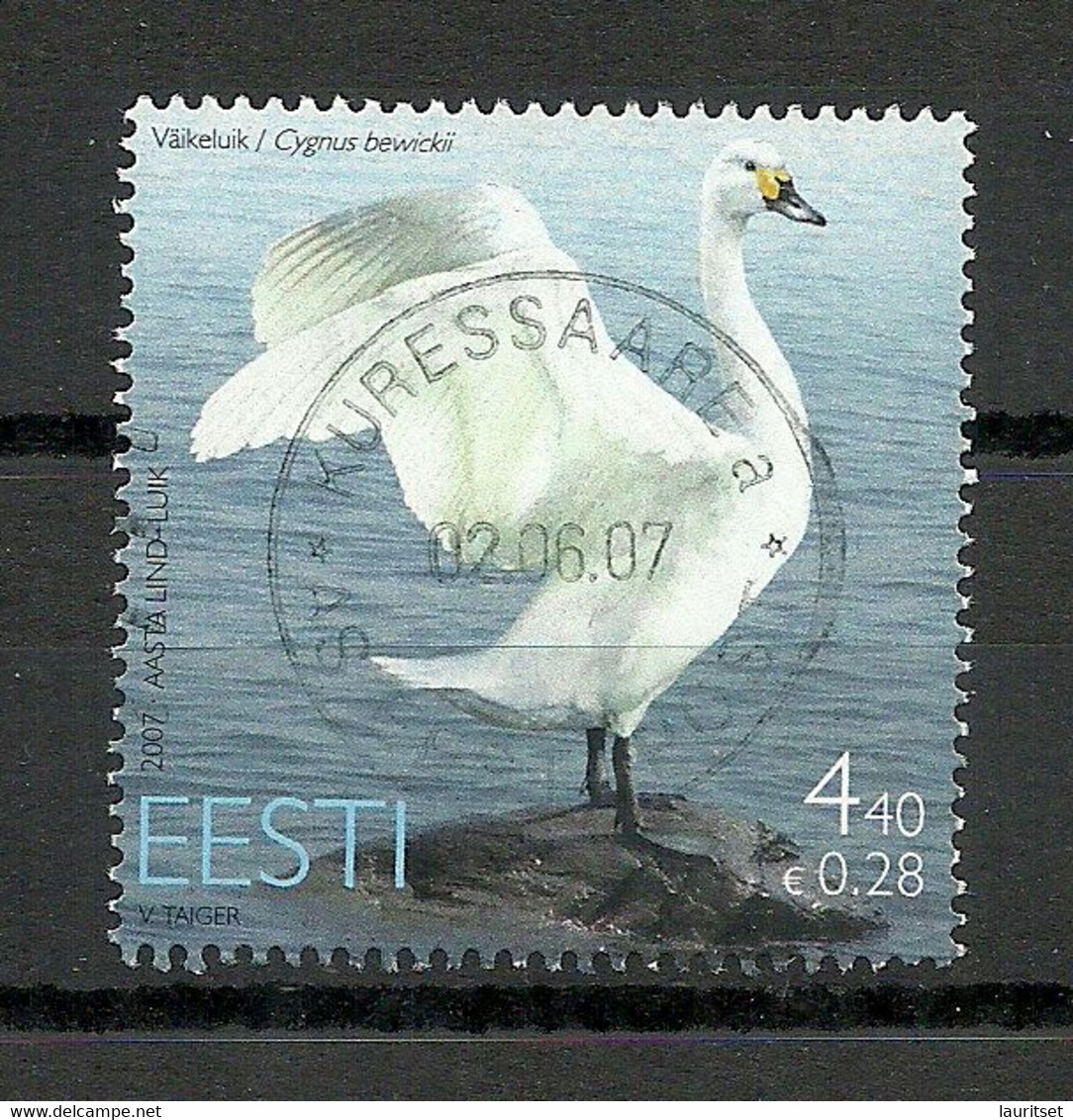 ESTLAND Estonia 2007 Michel 580 O Schwan Swan - Swans