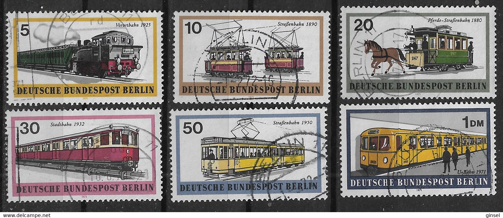 Berlin  379-384 O - Gebraucht