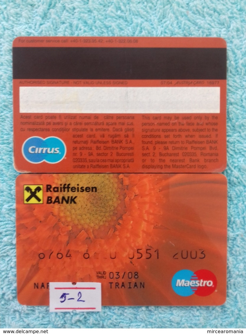 ROMANIA - EXPIRED CREDIT CARD - NR. 5 - Geldkarten (Ablauf Min. 10 Jahre)