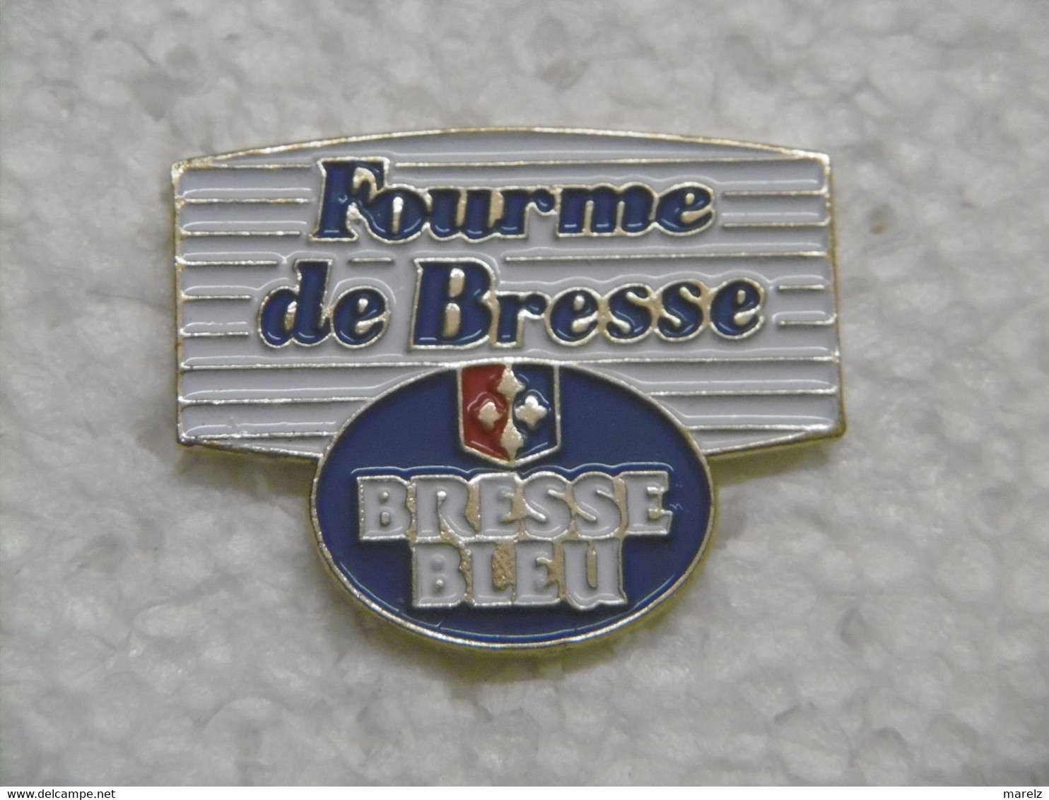 Pin's Fromage BRESSE BLEU "FOURME De BRESSE" - Pins Pin Alimentation Produit Laitier - Alimentation