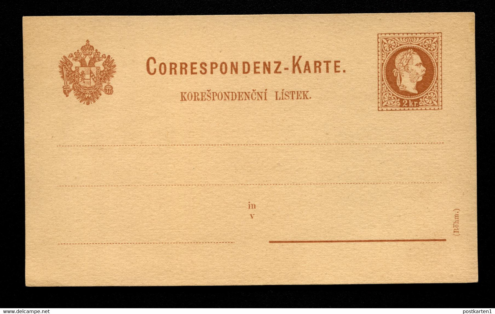 Postkarte P26b Postfrisch 1877 Kat. 13,00 € - Otros & Sin Clasificación