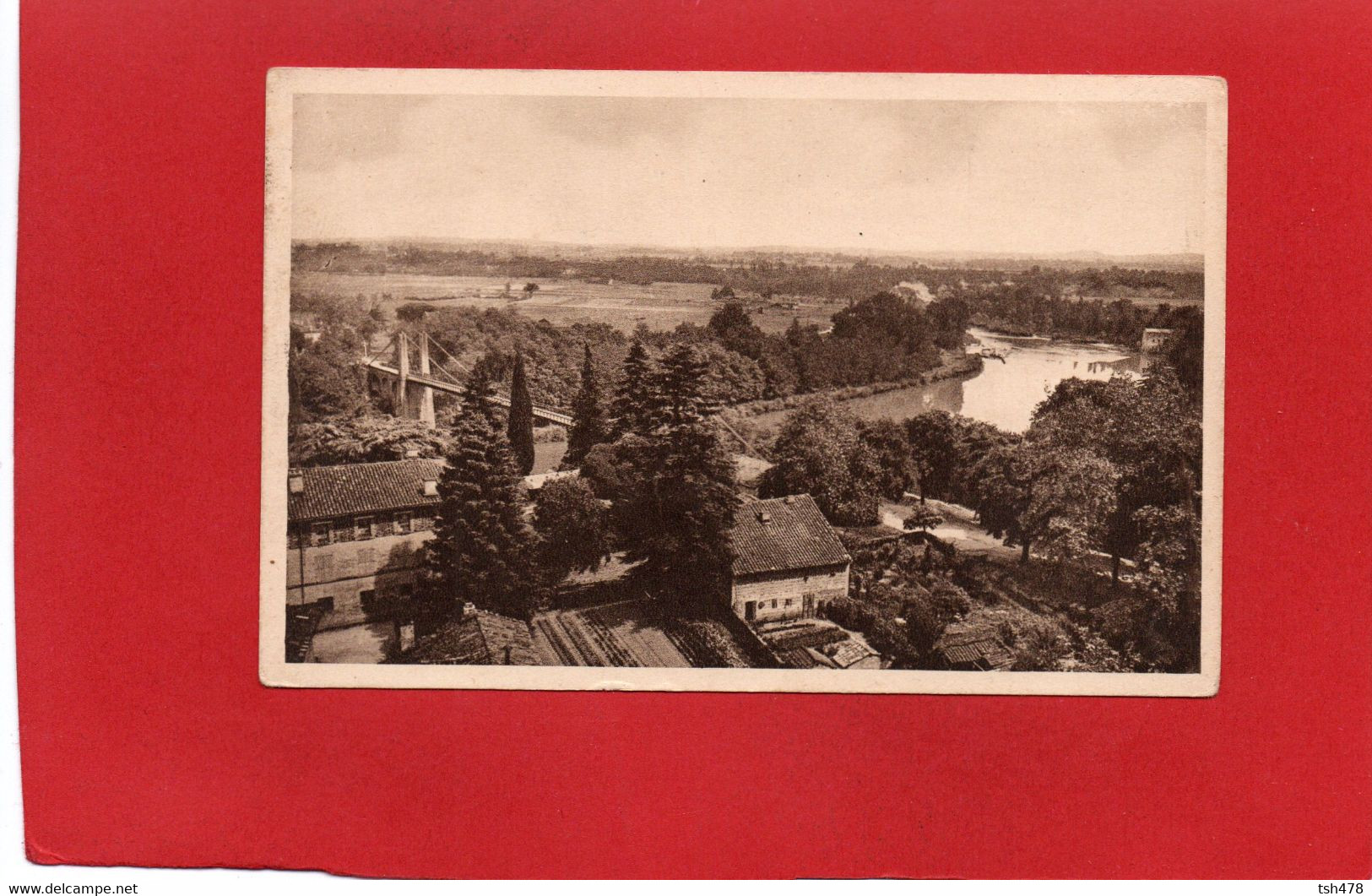 81----LISLE SUR TARN---le Pont Suspendu Sur Le Tarn--voir 2 Scans - Lisle Sur Tarn