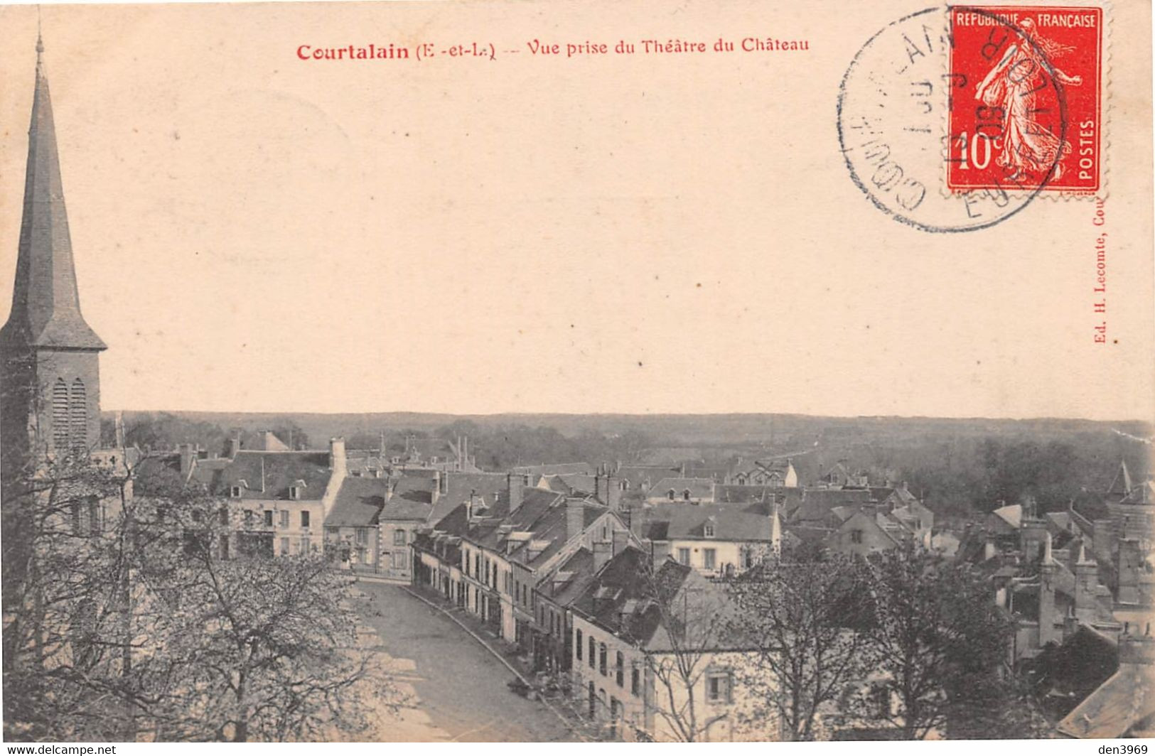 COURTALAIN (Eure Et Loir) - Vue Prise Du Théâtre Du Château - Courtalain