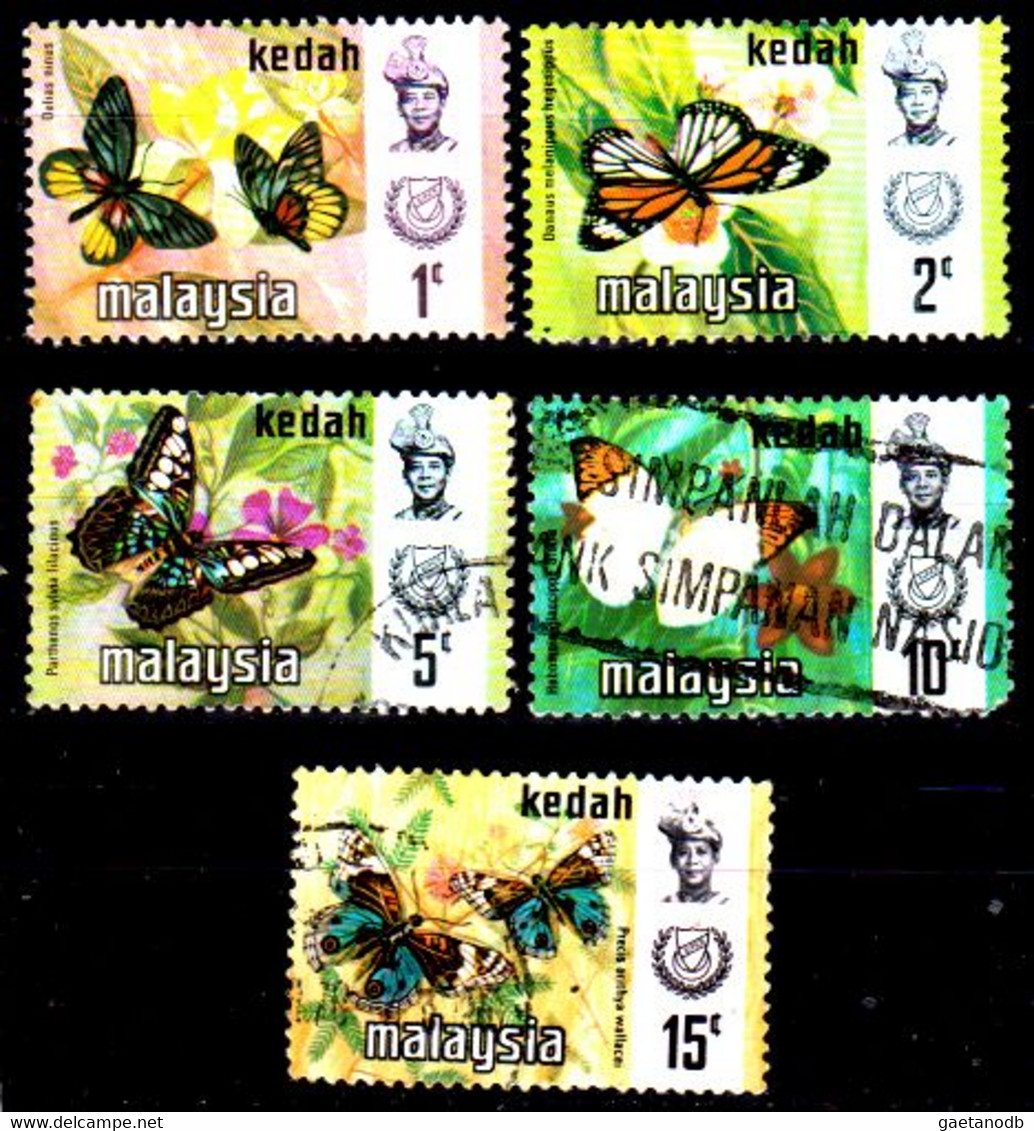 Kedah 8 - Emissione 1971 (+/o) LH/Used - Quality In Your Opinion. - Kedah