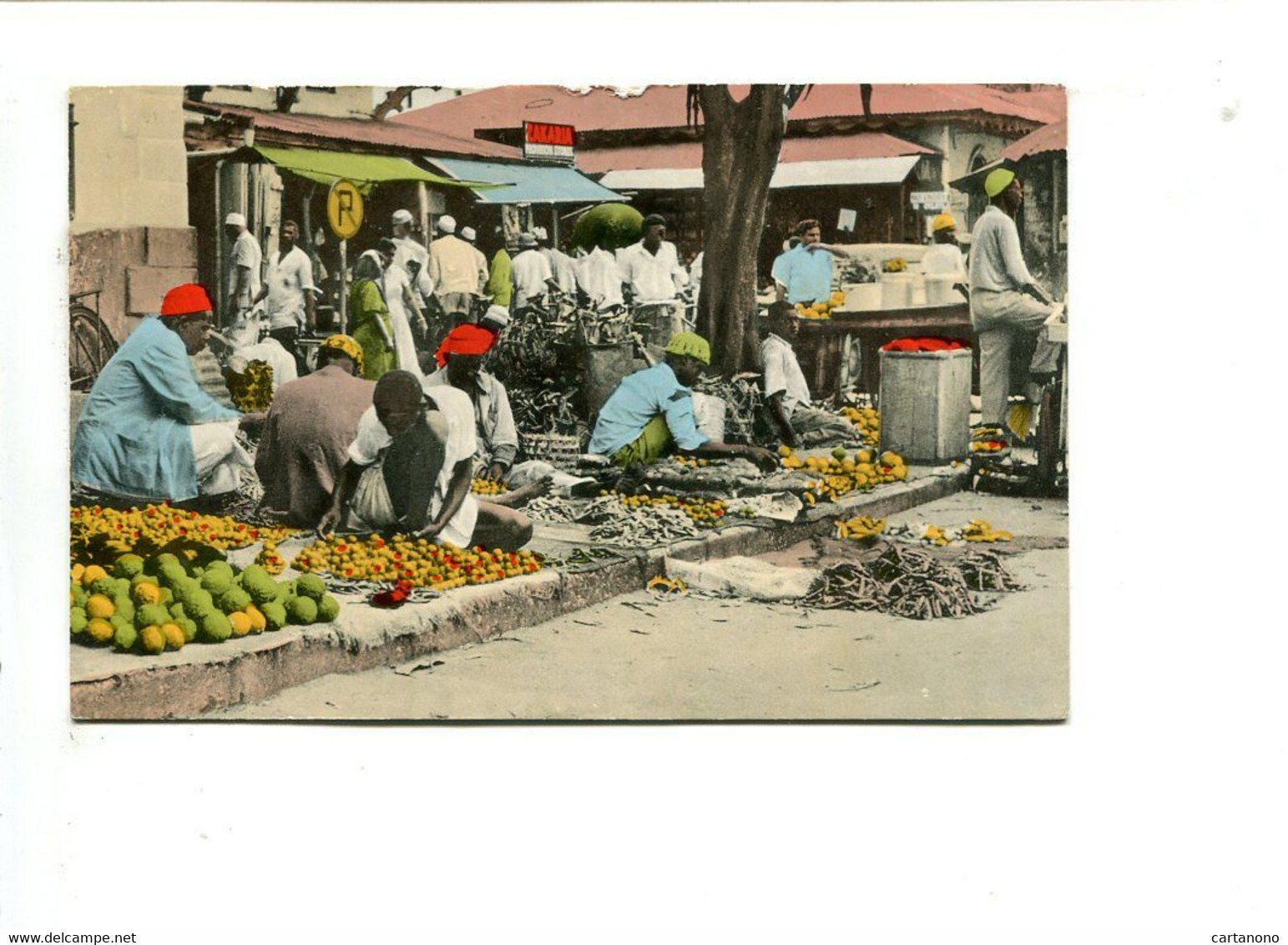 ZANZIBAR 1966 - Affranchissement Sur Carte Postale Pour L'Allemagne (rare) - Zanzibar (1963-1968)