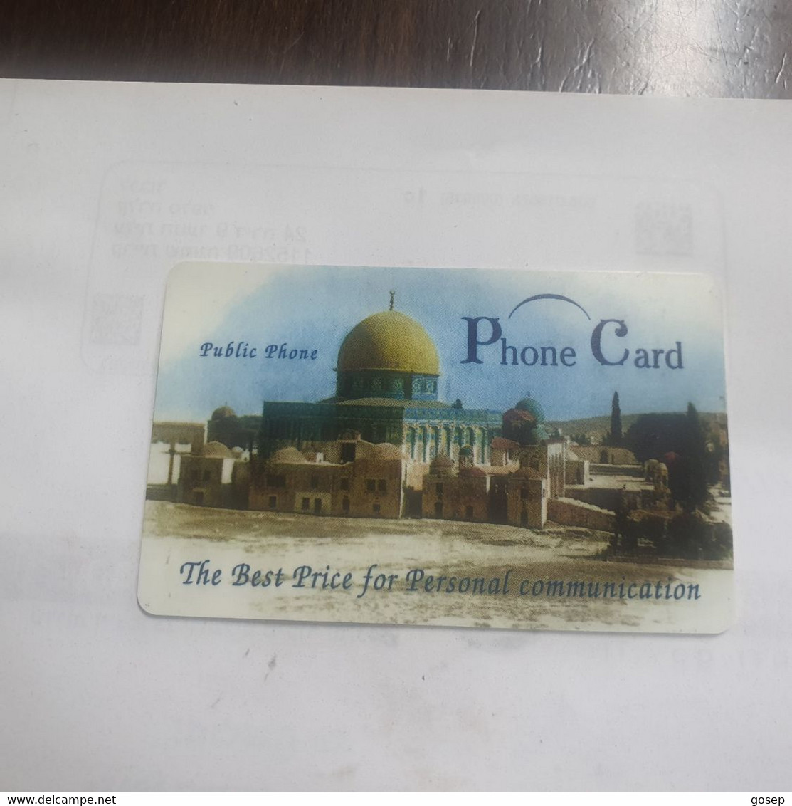 PALESTINE-(PS-SOL-0001)-The Best Price For Personal Communication-(402)-(chip Card)used Card+1prepiad Free - Palästina