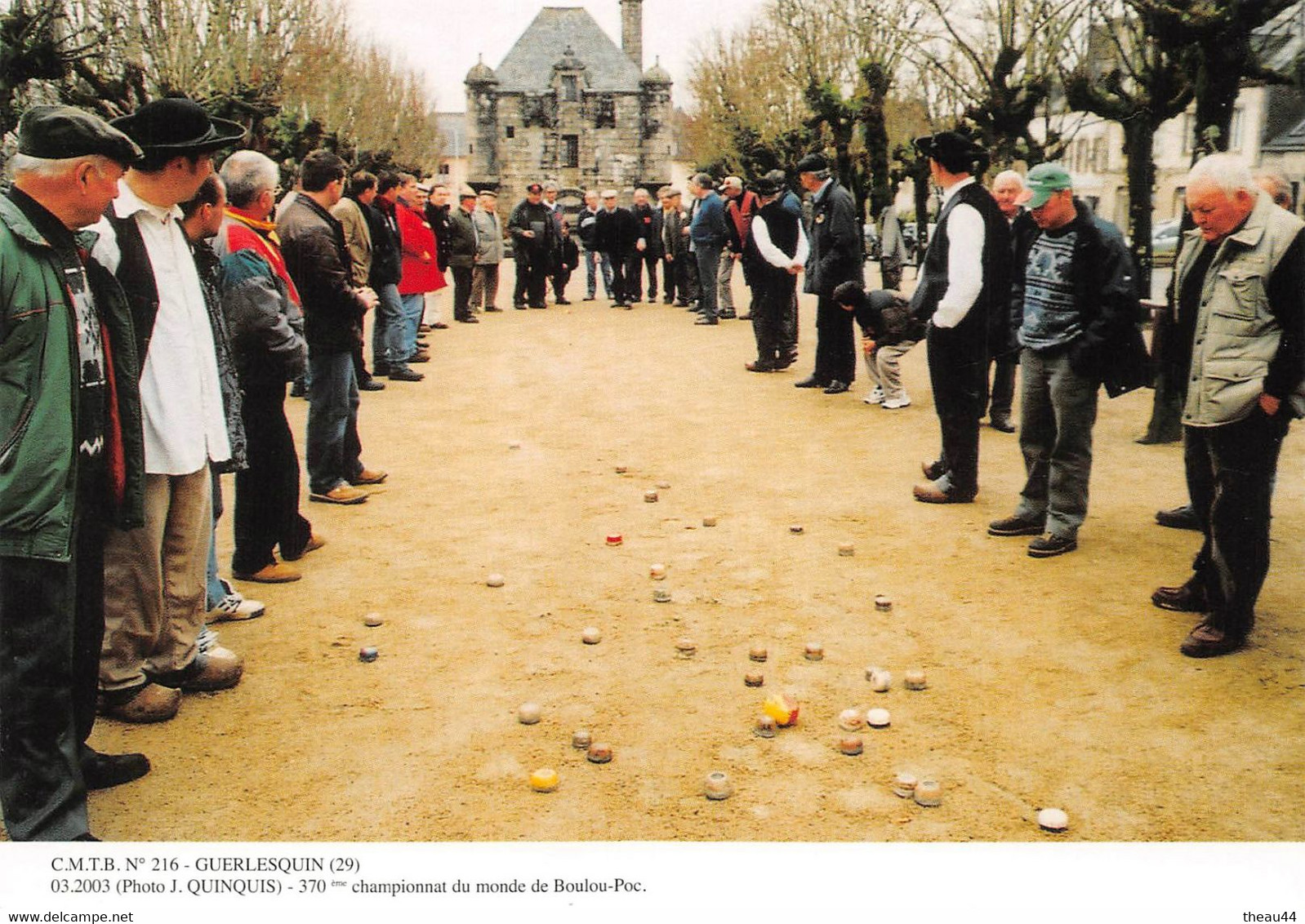 ¤¤  -  GUERLESQUIN   -  Championnat Du Monde De Boulou-Poc  -  Boules   -   Tirage Limité à 400 Ex   -   ¤¤ - Guerlesquin