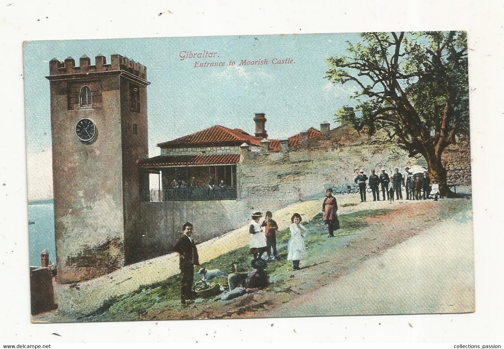 Cp, GIBRALTAR , Entrance To Moorish Castle , Vierge - Gibraltar