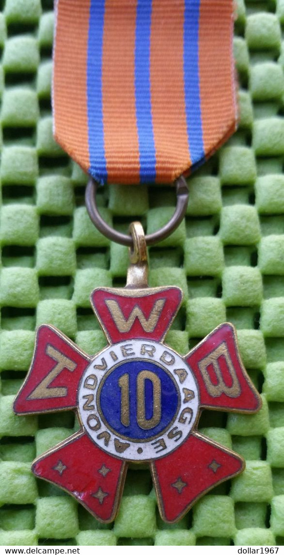 Medaille : Avondvierdaagse NWB - NR 10 -  The Netherlands - Foto's  For Condition. (Originalscan !!) - Other & Unclassified