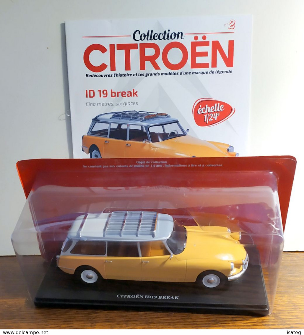 Voiture Citroën ID 19 Break - Hachette - Autres & Non Classés