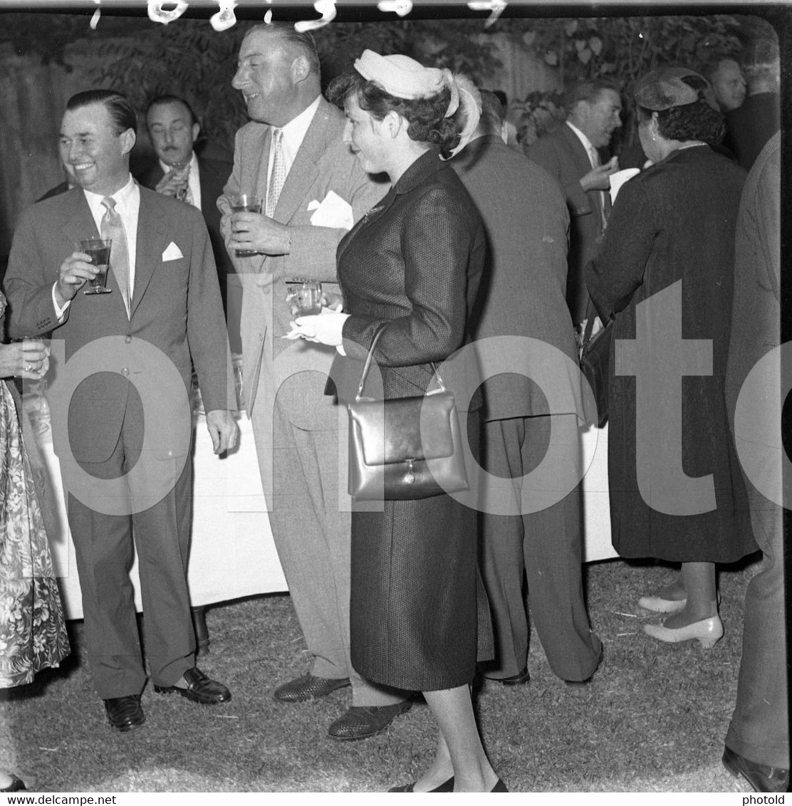 DEUTSCHE LUFTHANSA PARTY  OCTOBER 1957 LISBON PORTUGAL SET ORIGINAL 60mm NEGATIVE NOT PHOTO FOTO PLANE LCAS196