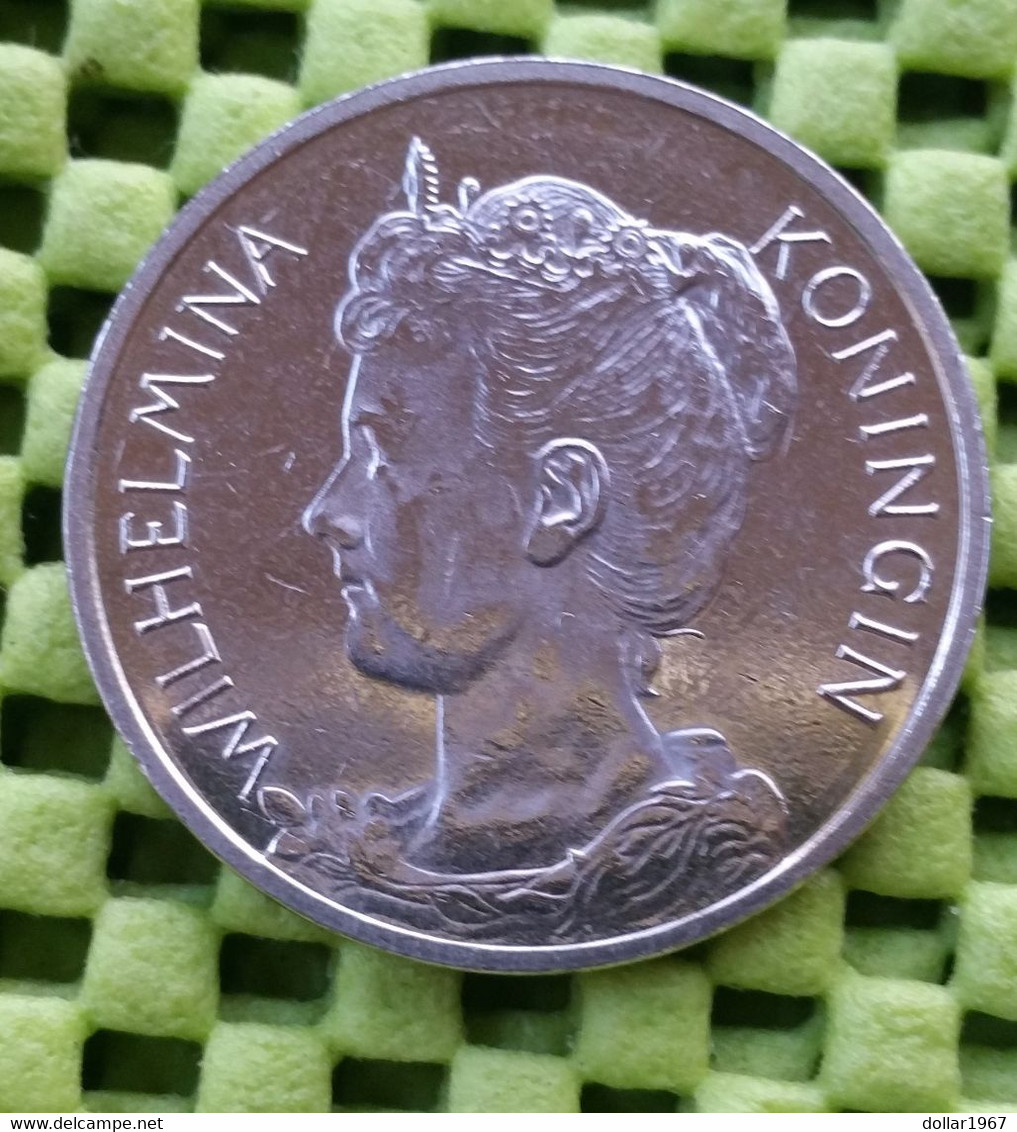 KONINGIN WILHELMINA RABOBANK 100 JAAR. -  The Netherlands - Foto's  For Condition. (Originalscan !!) - Monedas Elongadas (elongated Coins)