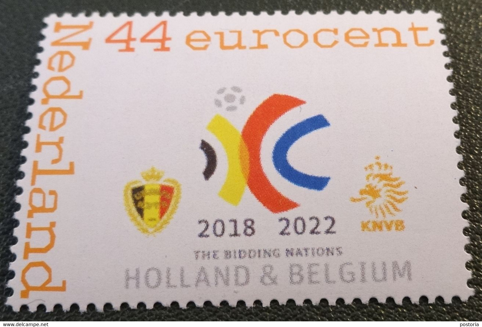 Nederland - NVPH - Persoonlijk Postfris - Voetbal - Bidding Nations Holland Belgium - Francobolli Personalizzati