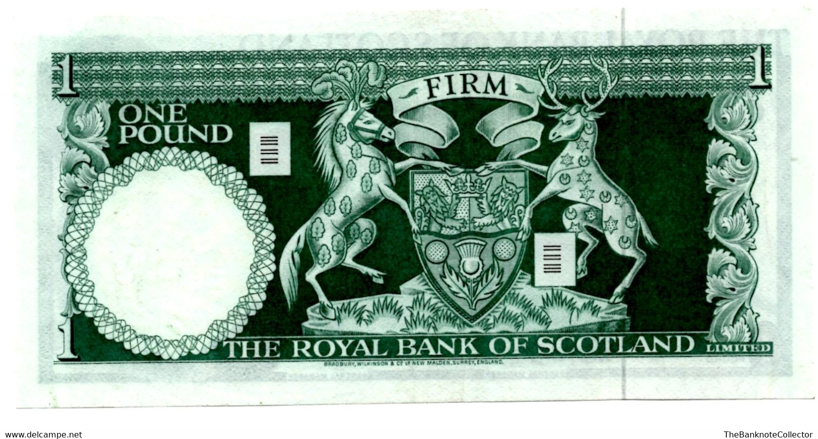 Royal Bank Of Scotland 1 Pound 1969 P-329 UNC - 1 Pond