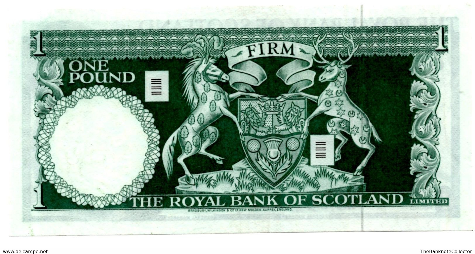 Royal Bank Of Scotland 1 Pound 1969 P-329 UNC - 1 Pound