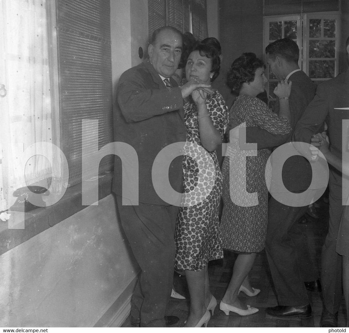 1965 DANCE PARTY FESTA LISBOA PORTUGAL SET ORIGINAL 60mm NEGATIVE NOT PHOTO FOTO LCAS203 - Non Classés