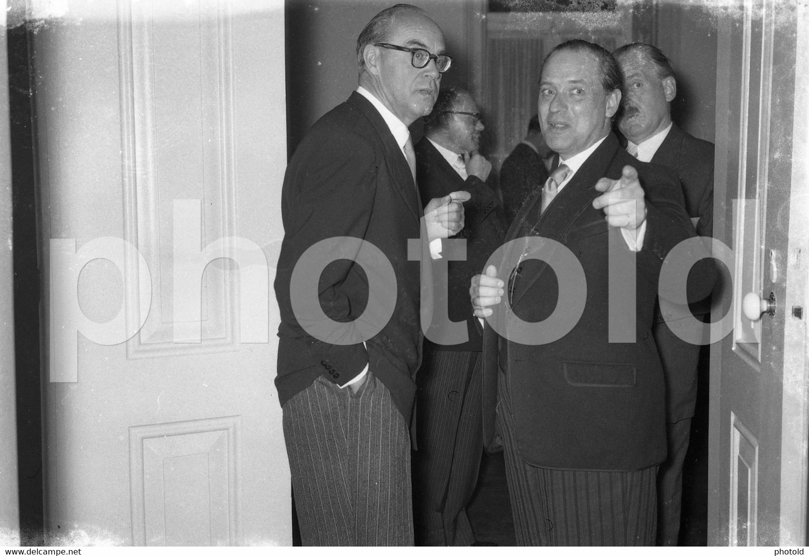 1957 INAUGURAÇÃO INSTITUTO ALEMÃO GOETHE INSTITUT PORTUGAL ORIGINAL 60mm NEGATIVE SET NOT PHOTO FOTO LCAS208