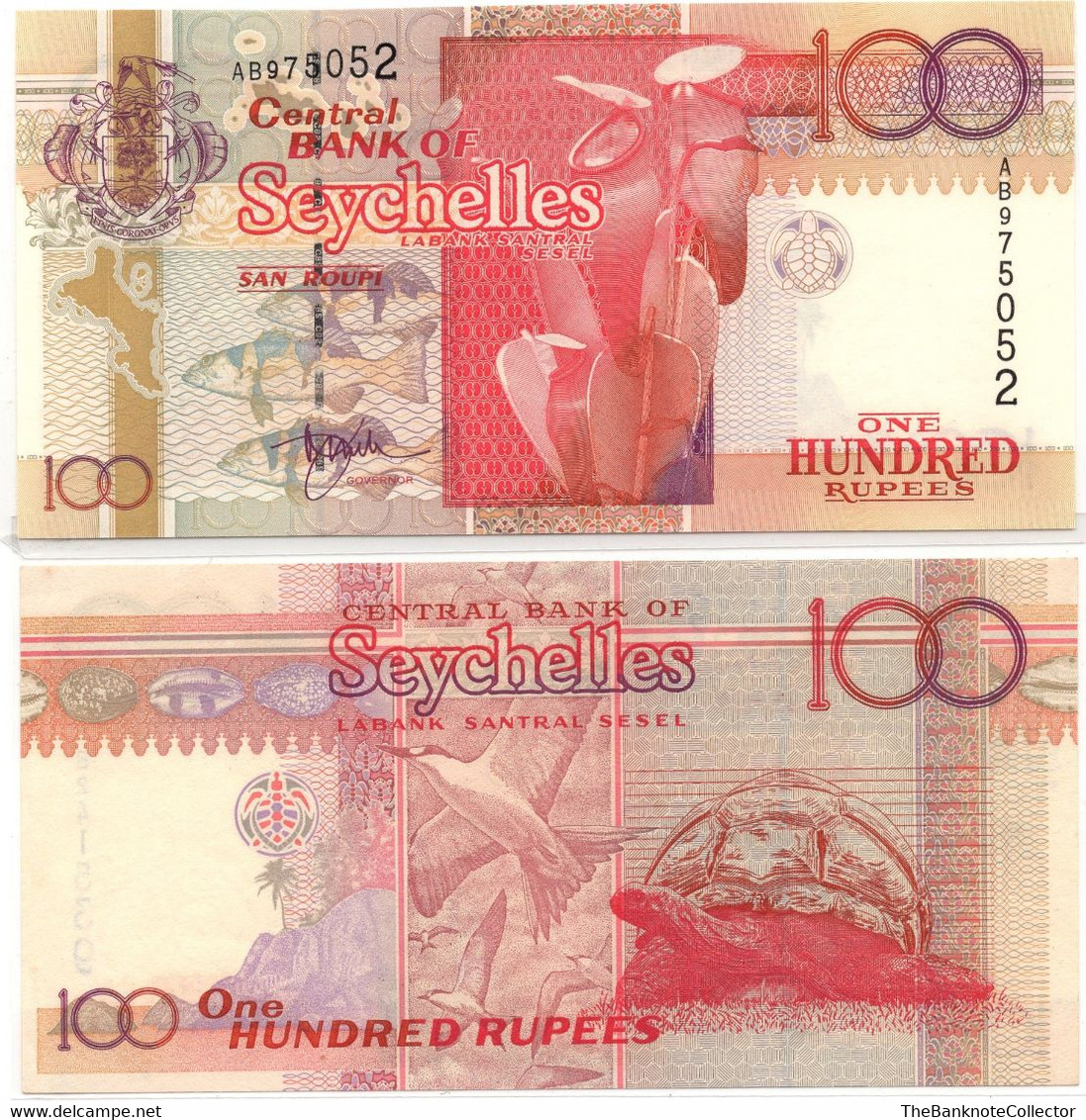 Seychelles 100 Rupees ND 1998 UNC P-39 - Seychellen