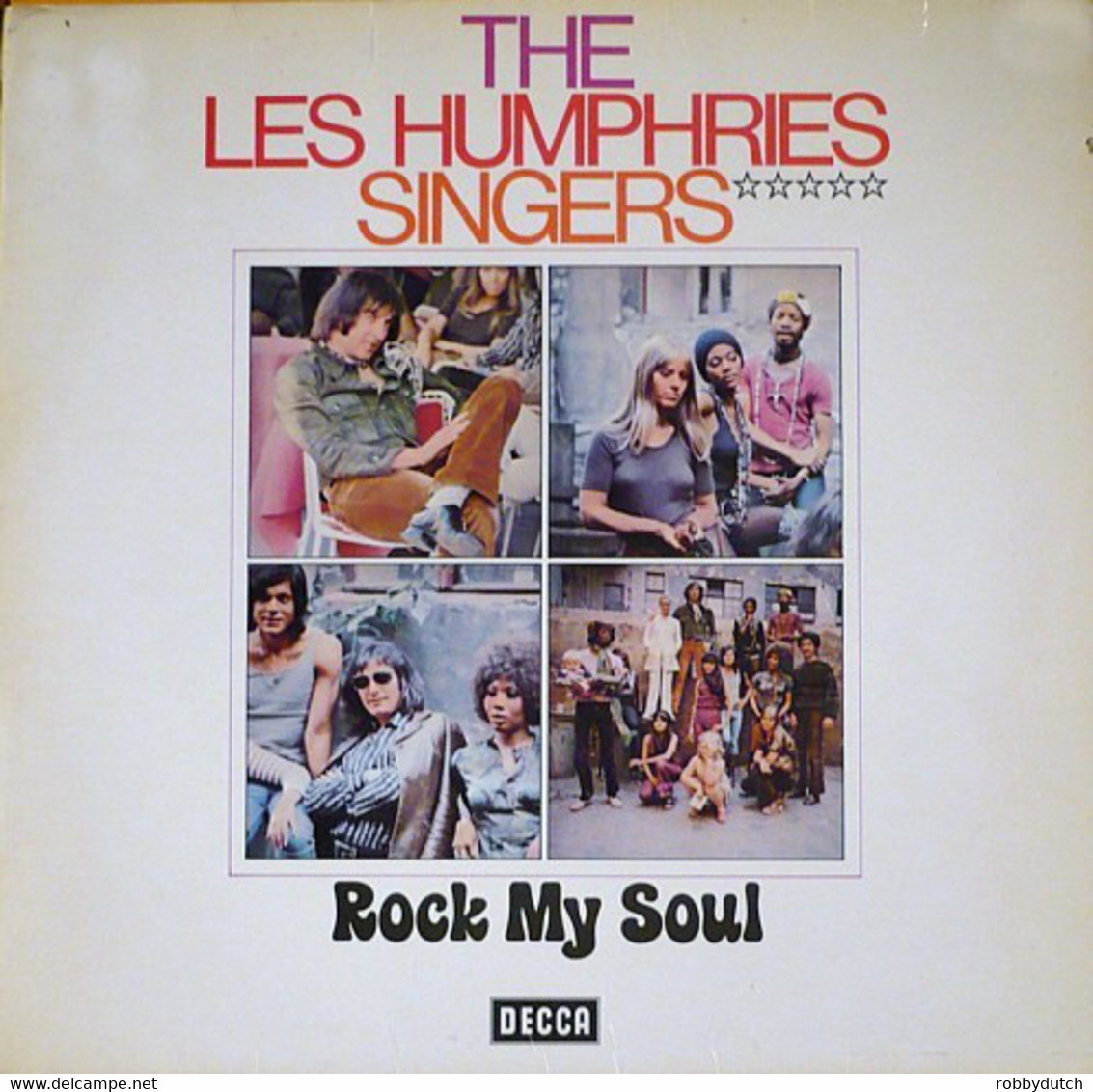 * LP *  LES HUMPHRIES SINGERS - ROCK MY SOUL (Germany 1970 EX_!!!) - Gospel En Religie