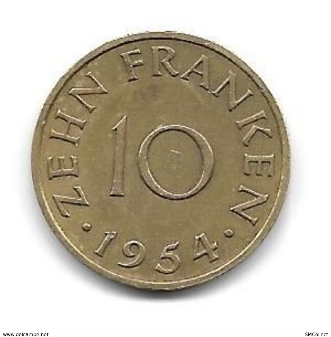 Sarre, 10 Franken 1954 (1266) - Other & Unclassified