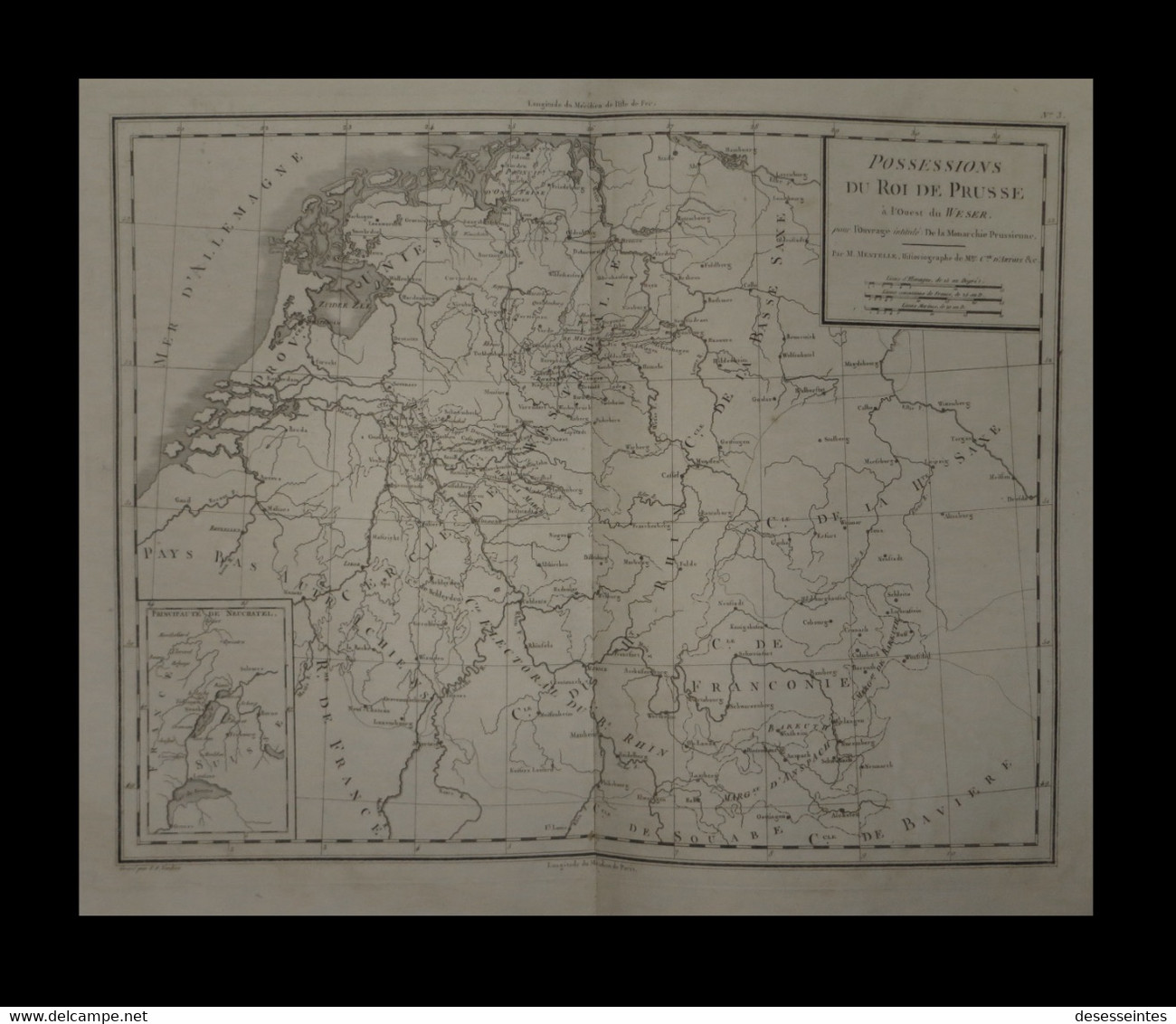 [MAPS DEUTSCHLAND ALLEMAGNE AUSTRIA] MIRABEAU - Atlas De La Monarchie Prussienne. 1788. In-folio. - 1701-1800