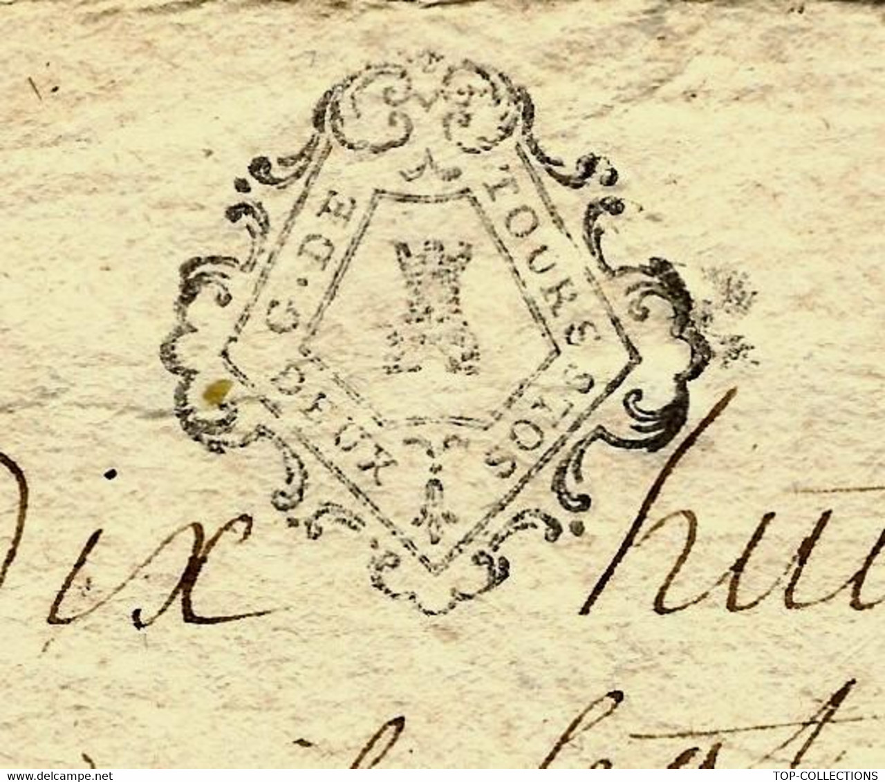 ANNEE 1762 ACTE NOTARIE SAUMUR GENERALITE DE TOURS CACHET V.SCANS - Gebührenstempel, Impoststempel