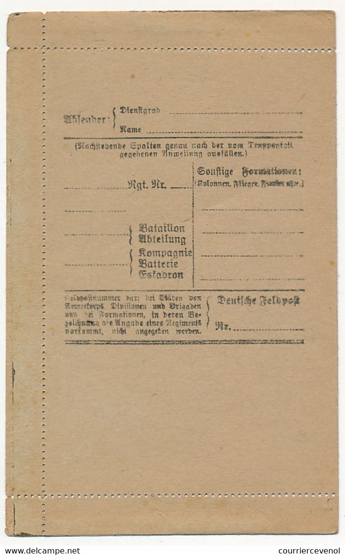 ALLEMAGNE - 2 Cartes Et Carte Lettre De Franchise (Cartes FM) Dont Une Spécifique Aux Hopitaux - Epoque 1914 - Briefe U. Dokumente