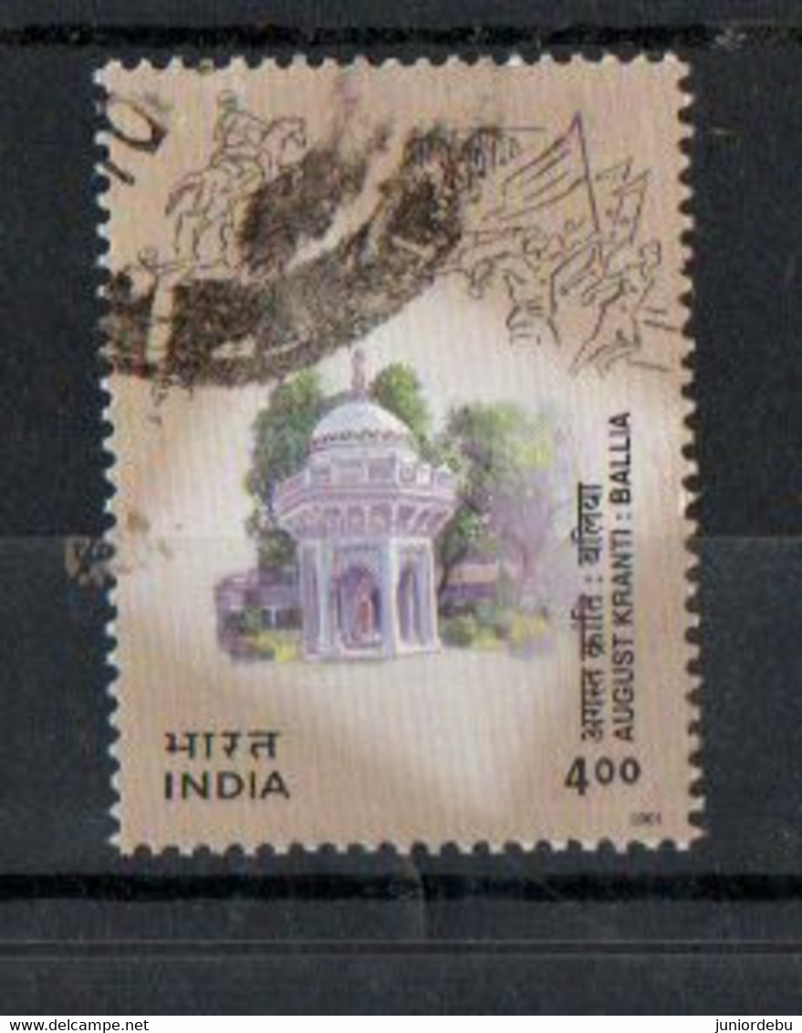 India -  2001 -  August Kranti - Balia   - Used. ( Condition As Per Scan ) - Used Stamps