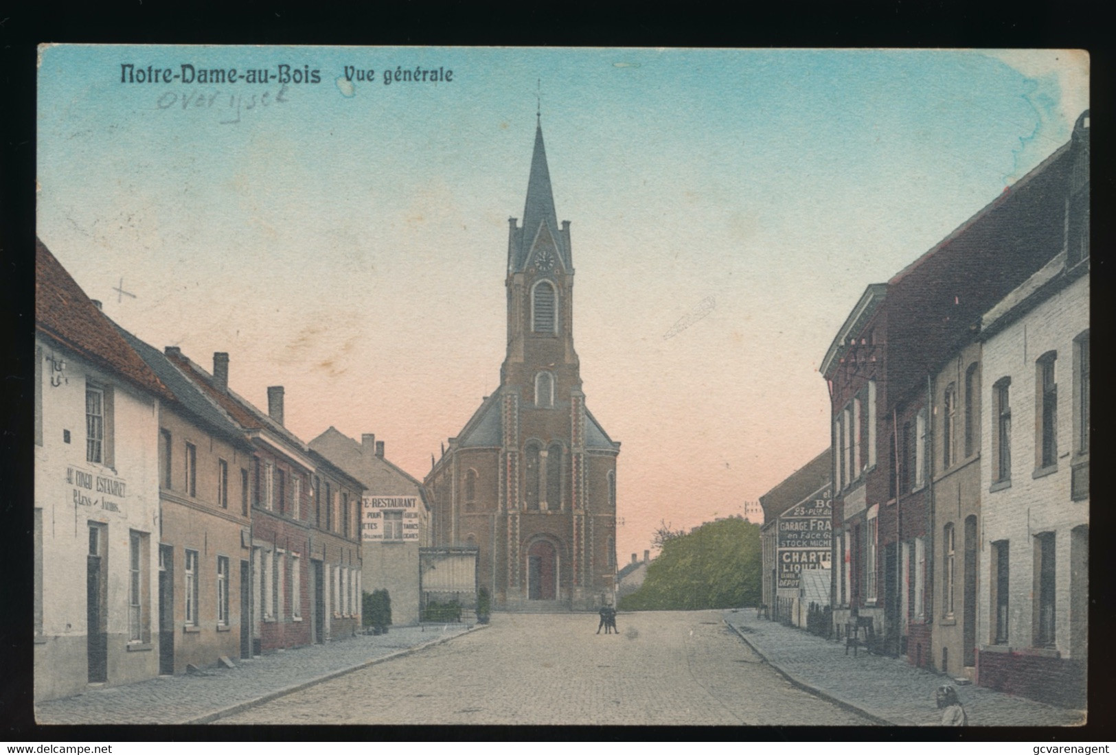 NOTRE DAME AU BOIS  VUE GENERALE        2 SCANS - Overijse