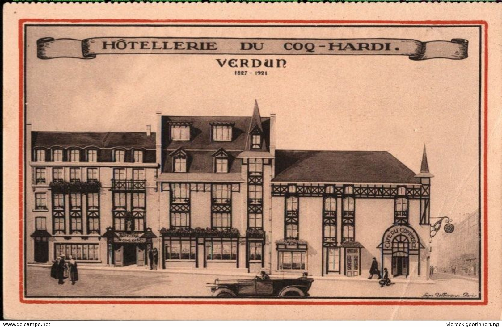 ! [55] Cpa Verdun , Hotel Coq Hardi - Verdun