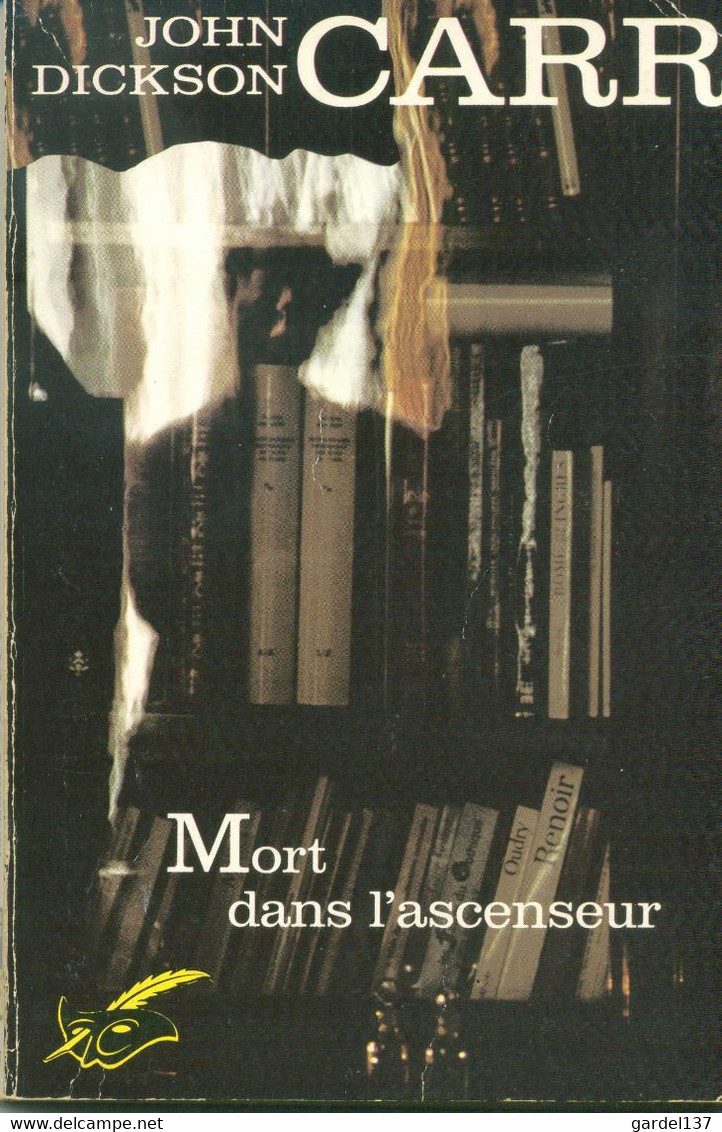 JOHN DICKSON CARR  Mort Dans L'ascenseur  1939  Club Des Masques No 617, 1992 - Le Masque