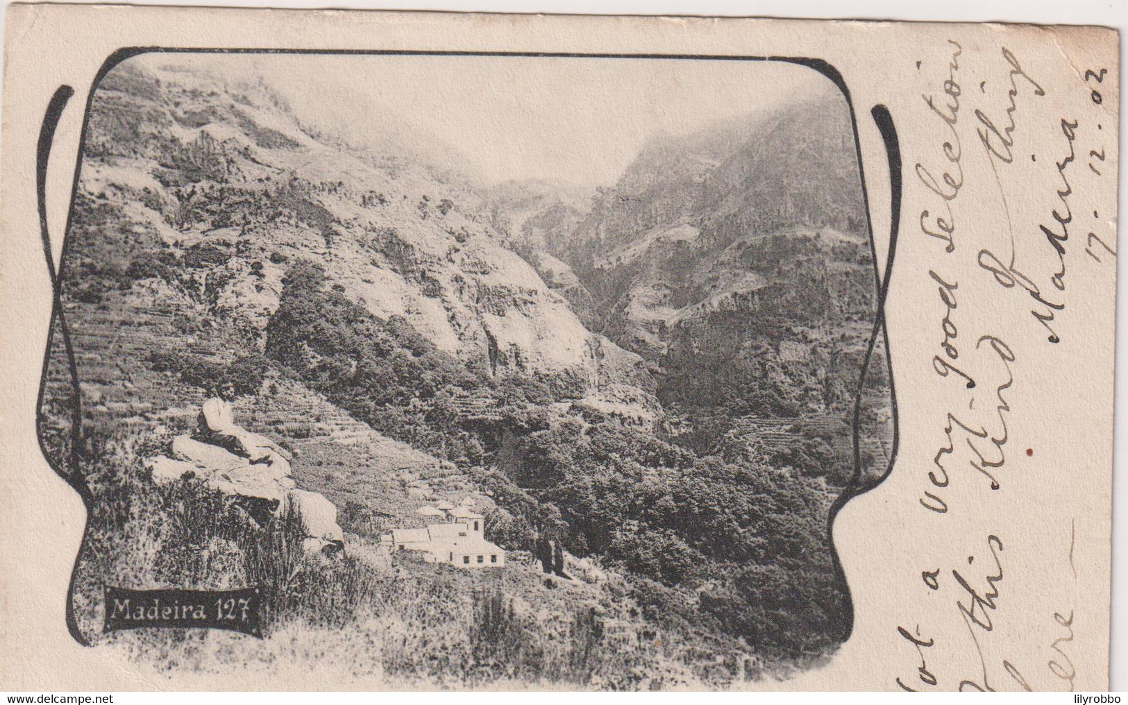 PORTUGAL - Madeira - Untitled Vignette - MOuntains Etc - - VG Cape Of Good Hope Stamp & Postmark 1902 - Madeira