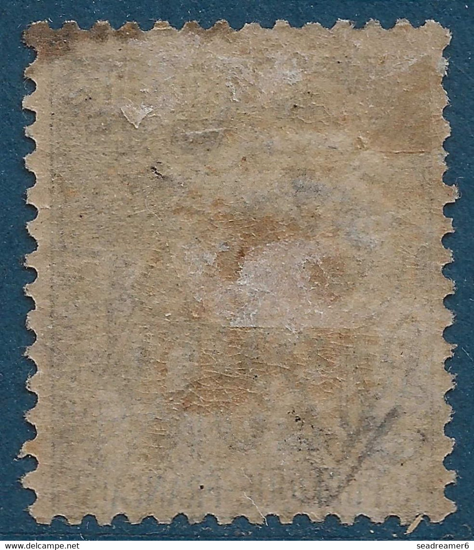 Colonies ST Pierre & Miquelon N°46e* 2c Sur 25c Noir Variété Sans Tiret Entre ST & Pierre Signé CALVES - Unused Stamps