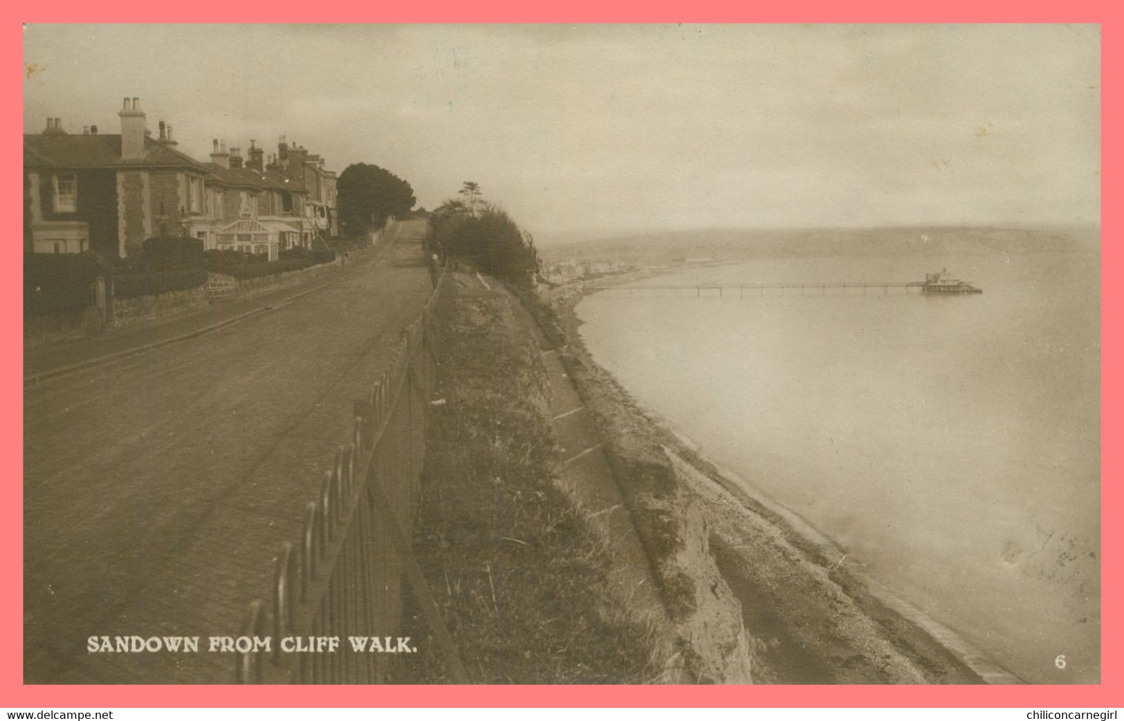 SANDOWN From Cliff Walk - 1921 - Sandown
