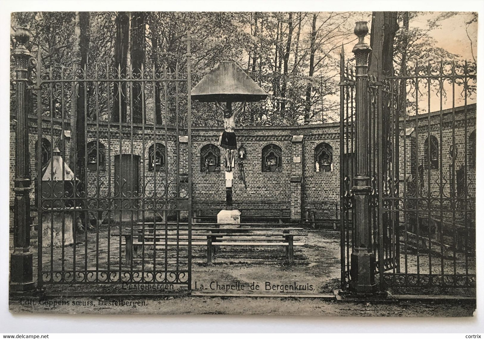 Destelbergen : Postkaart Verstuurd In 1920 / La Chapelle De Bergenkruis - Destelbergen