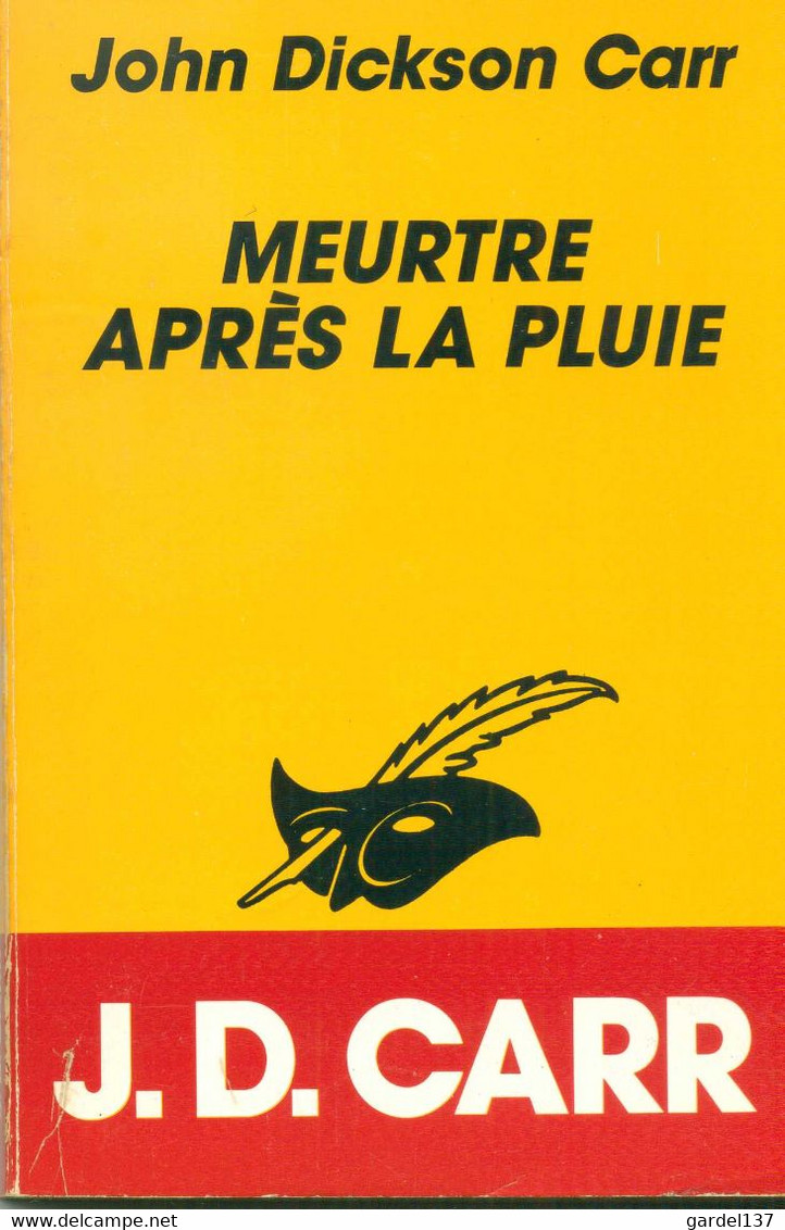 JOHN DICKSON CARR Meurtre Après La Pluie 1939 - Le Masque