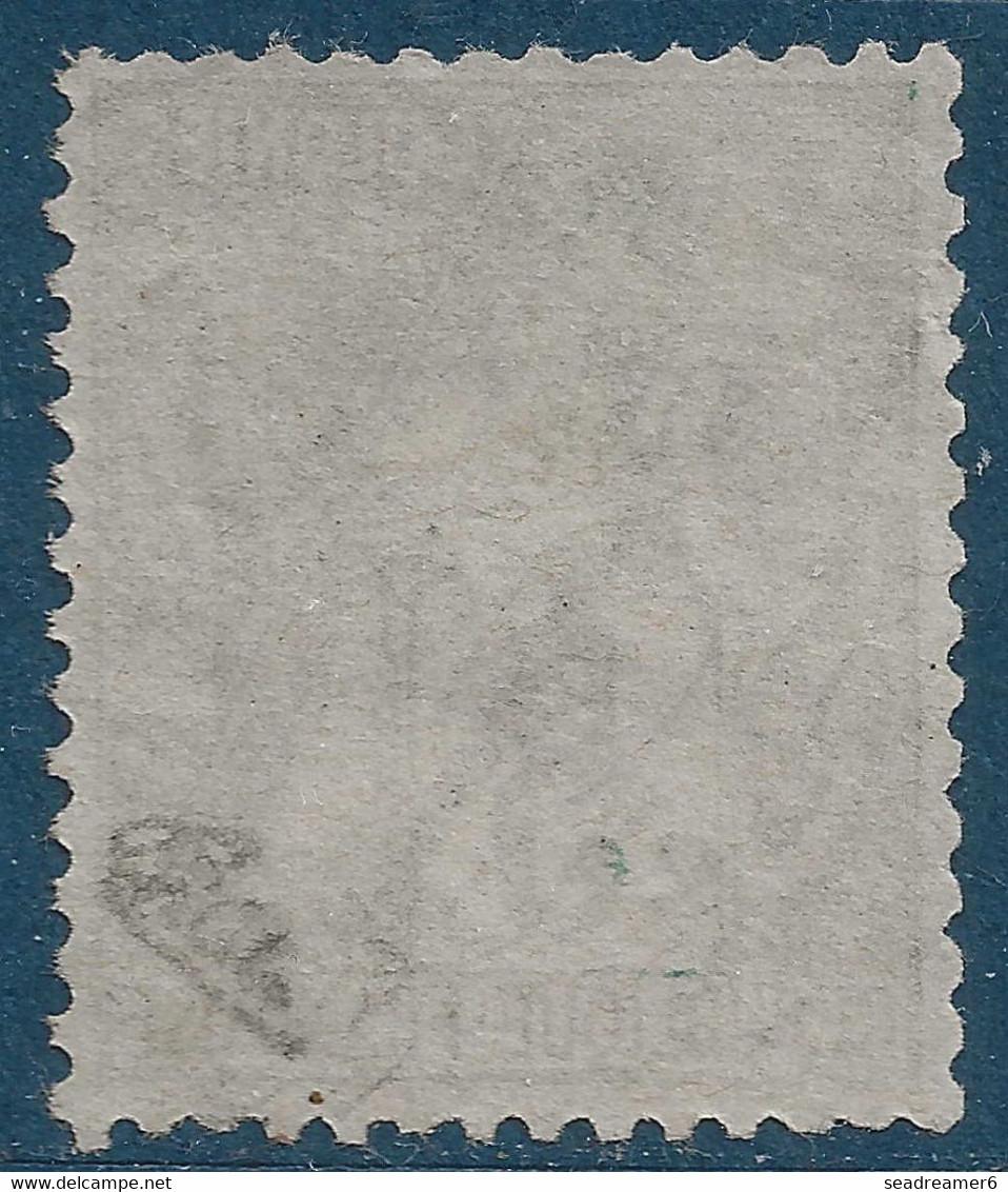 Colonies ST Pierre & Miquelon N°48c (  ) 1c Sur 5c Vert Variété Sans Tiret Entre M Et  "on" Signé CALVES - Unused Stamps