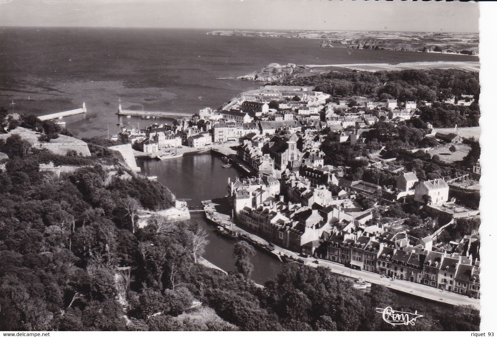 BELLE-ILE-en-MER  - LE PALAIS - Vue Aérienne - Le Port, L'Arrière Port Et Le Bassin - Belle Ile En Mer