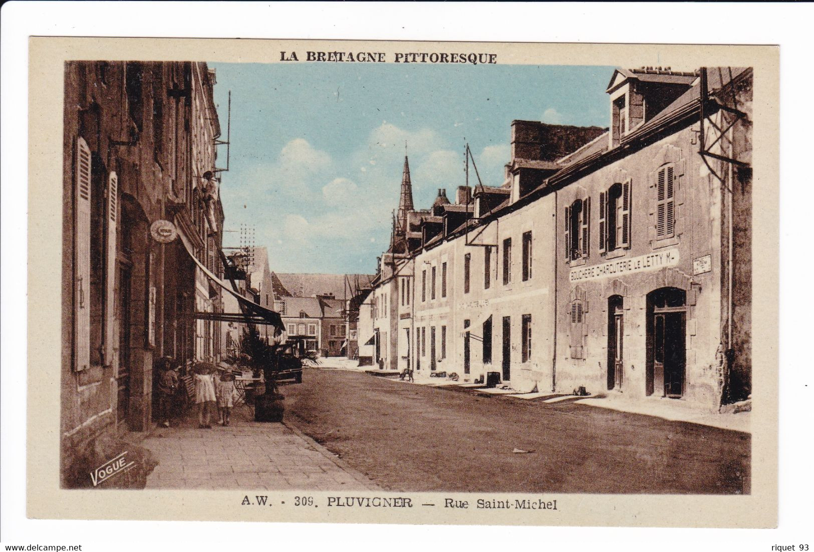 PLUVIGNER - Rue Saint-Michel - Pluvigner