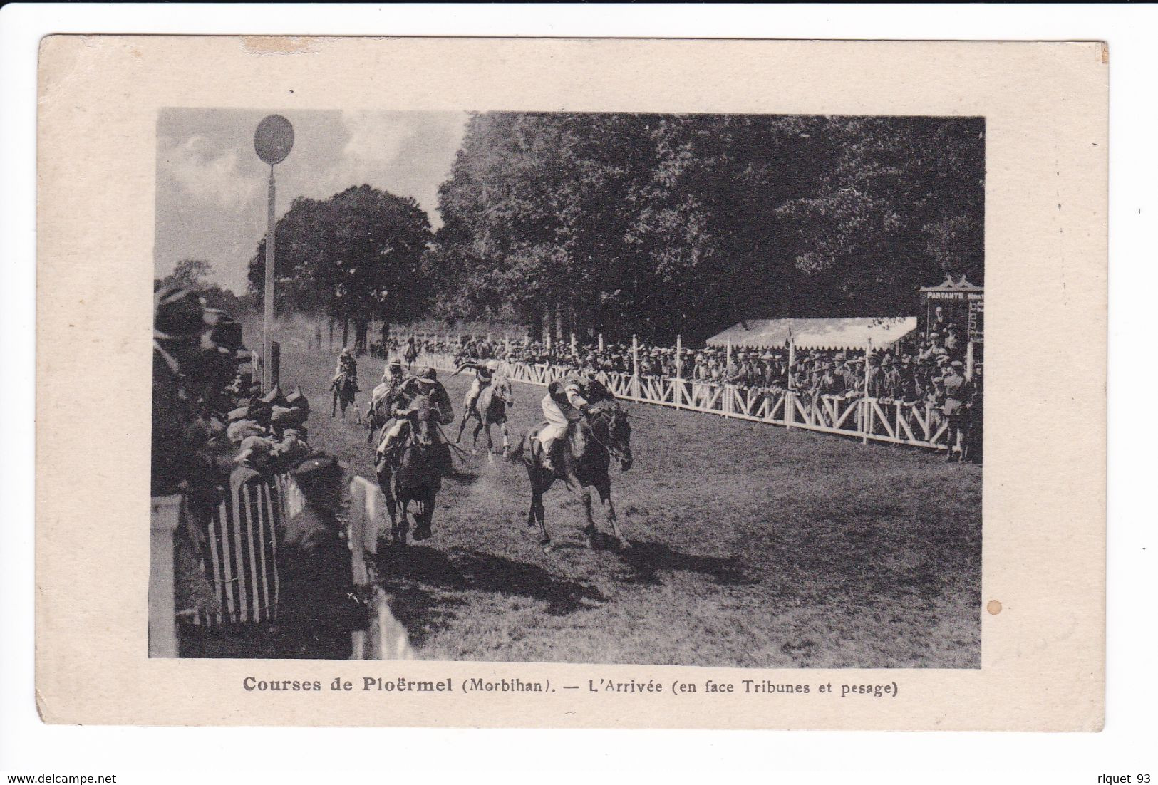 Courses De Ploërmel (champ De Course Hippique) - L'Arrivée (en Face Des Tribunes Et Pesage) - Ploërmel