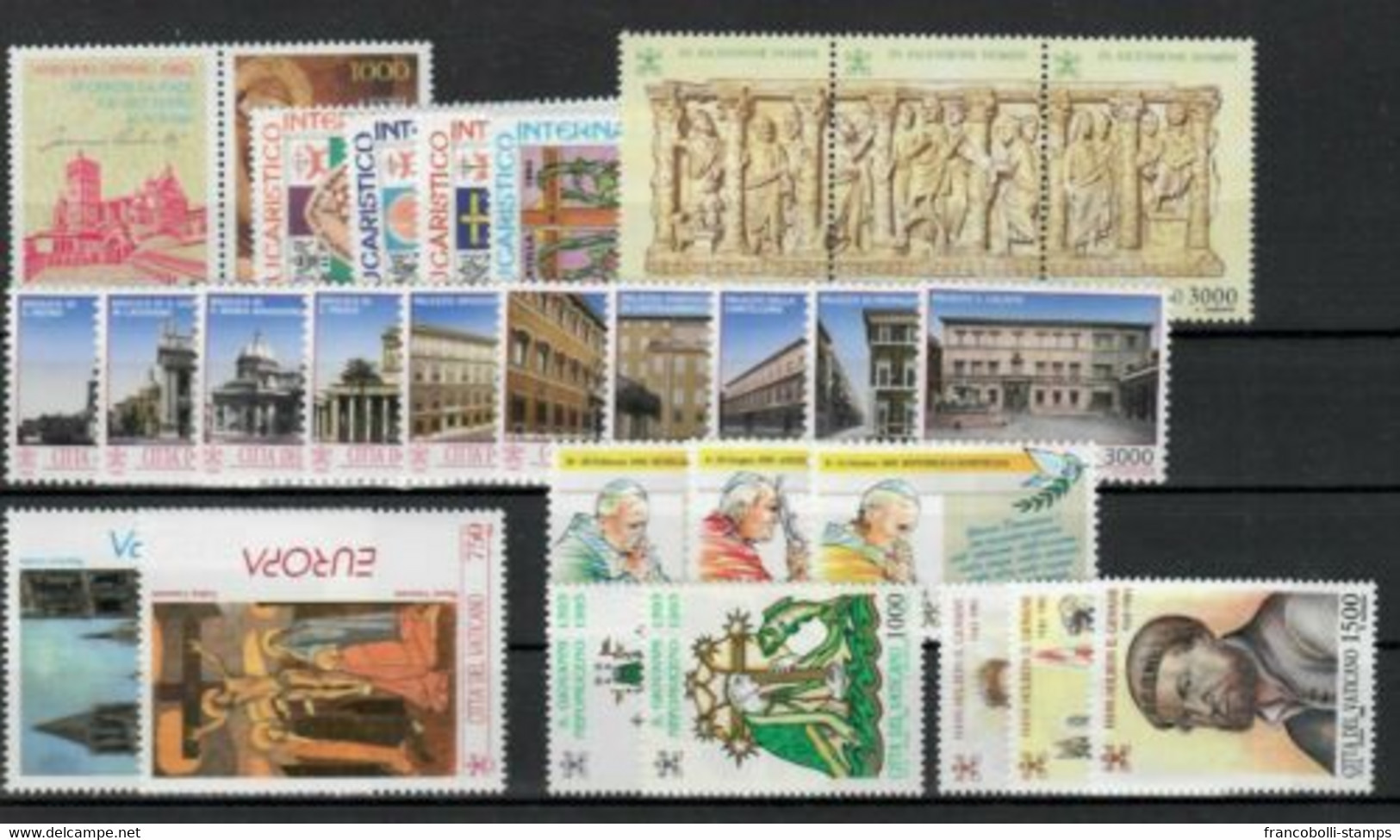 S33815 VATICANO MNH 1993 Complete Year Set 28v - Annate Complete