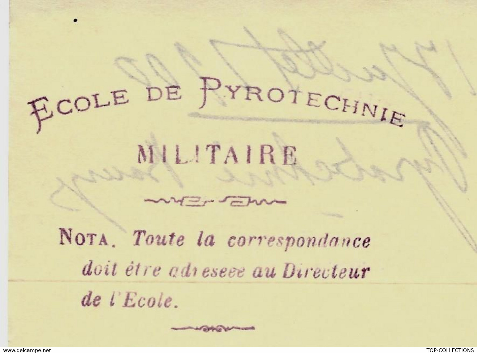 1900 ECOLE  PYROTECHNIE MILITAIRE Bourges Cher APPEL OFFRES CUVES  ROBINETS GRE  > Briqueterie  VAIRET BAUDOT Ciry Le N. - Historical Documents