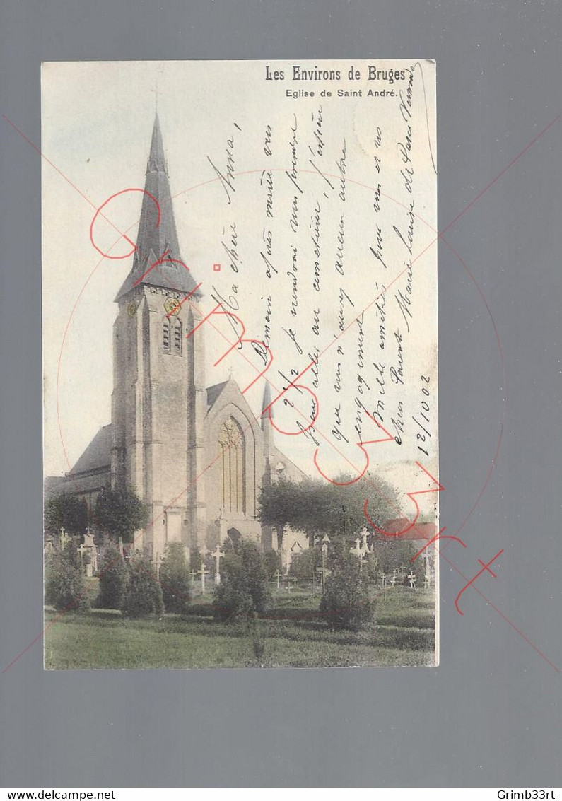 Les Environs De Bruges - Eglise De Saint André - Postkaart - Brugge