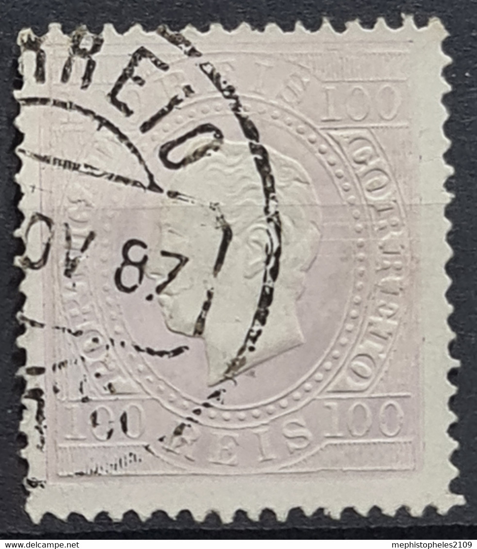 PORTUGAL 1870 - Canceled - Sc# 45b - Perf. 13.5 - Usati