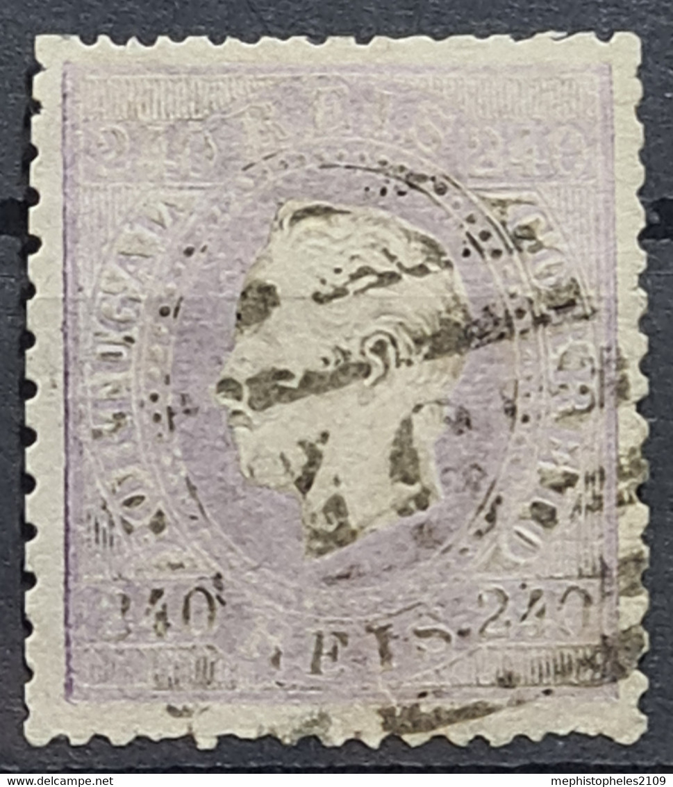 PORTUGAL 1873 - Canceled - Sc# 49 - Perf. 12.5 - Oblitérés