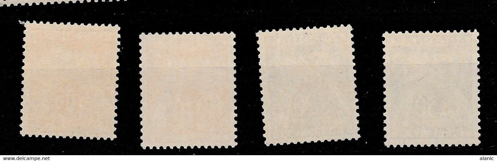 ANDORRE Série De Timbres Taxe D'Andorre N°42 Au N°45, Neufs XX. - Unused Stamps