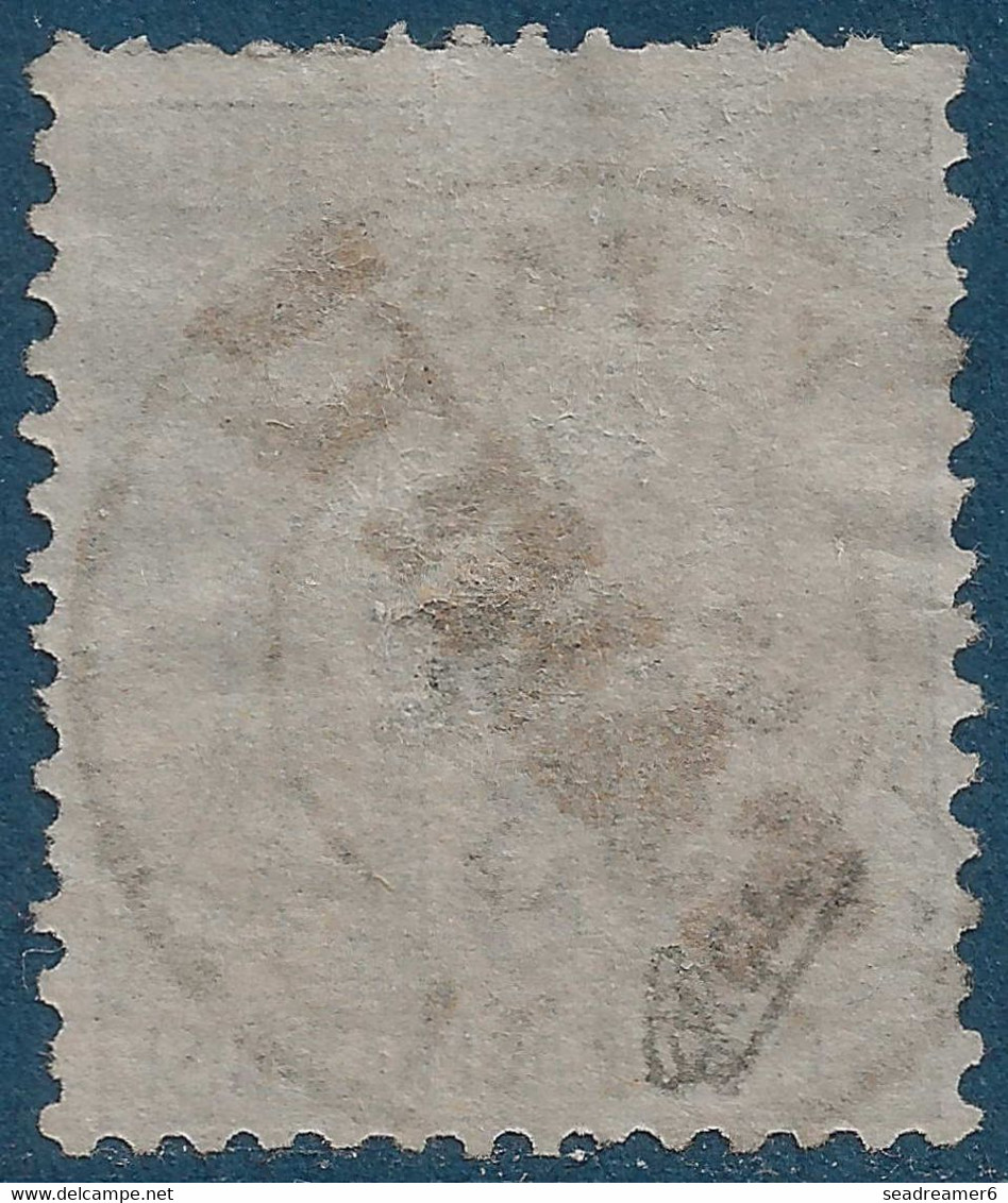 Colonies TAHITI N°12 Oblitéré De PAPEETE 1893 15c Bleu Tres Frais TTB Signé Calves - Ungebraucht